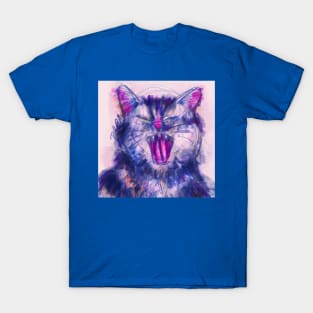 Yawning cat T-Shirt